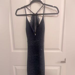 Navy bodycon dress
